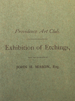 1884, December 10-20, Exhibition of Etchings from the Collection of John H. Mason