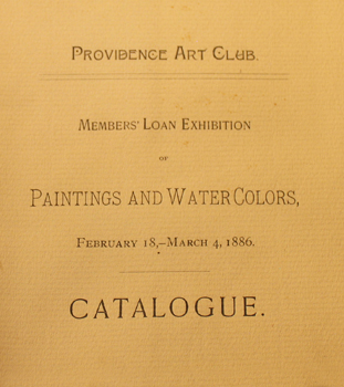 THUMBNAIL - 1886, February 18-March 4, Members’ Loan Exhibition of Paintings and Watercolors