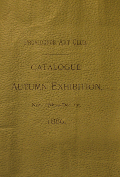 THUMBNAIL 1886, November 17-December 1, Catalogue Autumn Exhibition