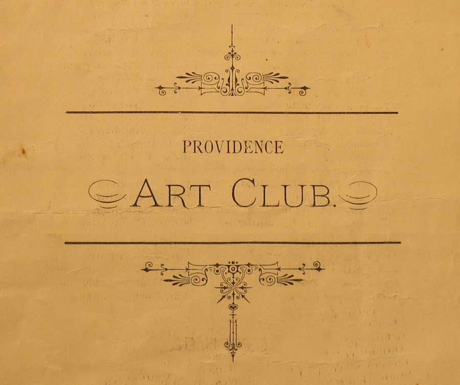 Povidence Art Club Documents