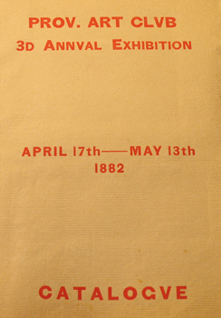 THUMBNAIL - 1882, April 17-May13, 3d Annual Exhibition